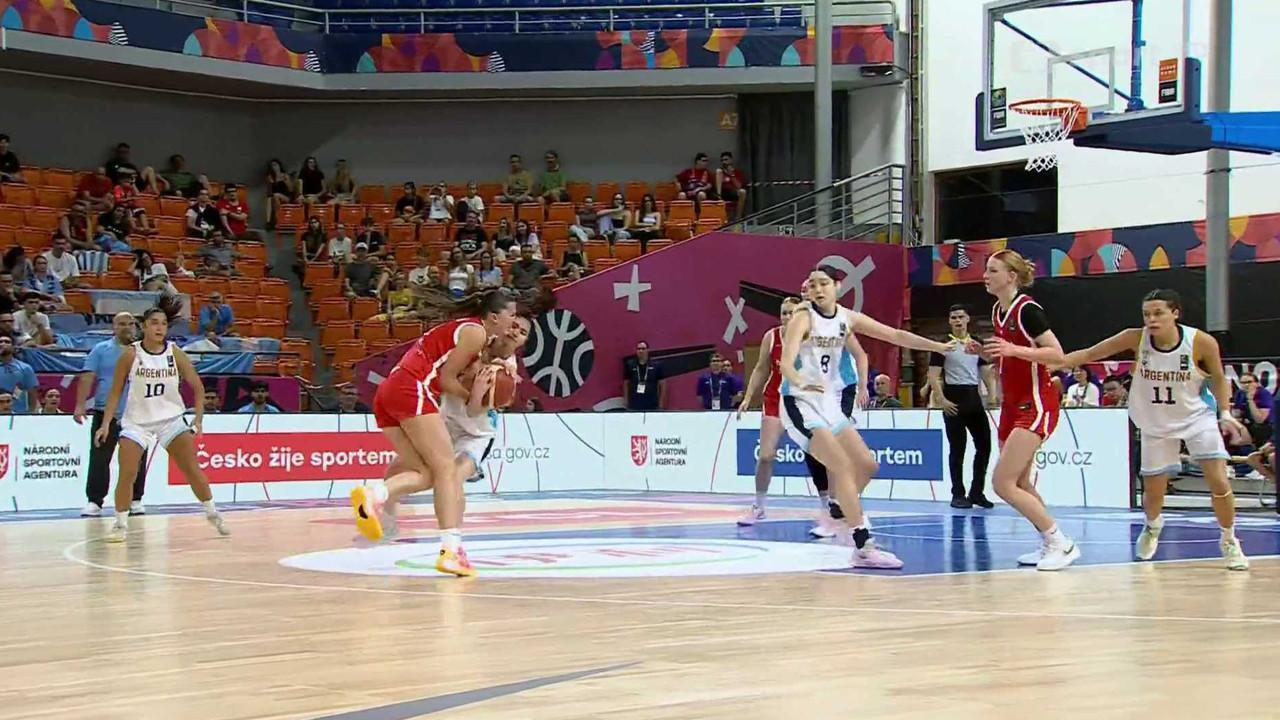 MS v basketbalu U19 2025 Česko (Argentina - Česko)