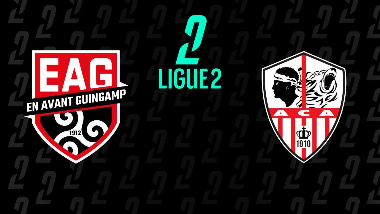 Ligue 2: EA Guingamp - AC Ajaccio